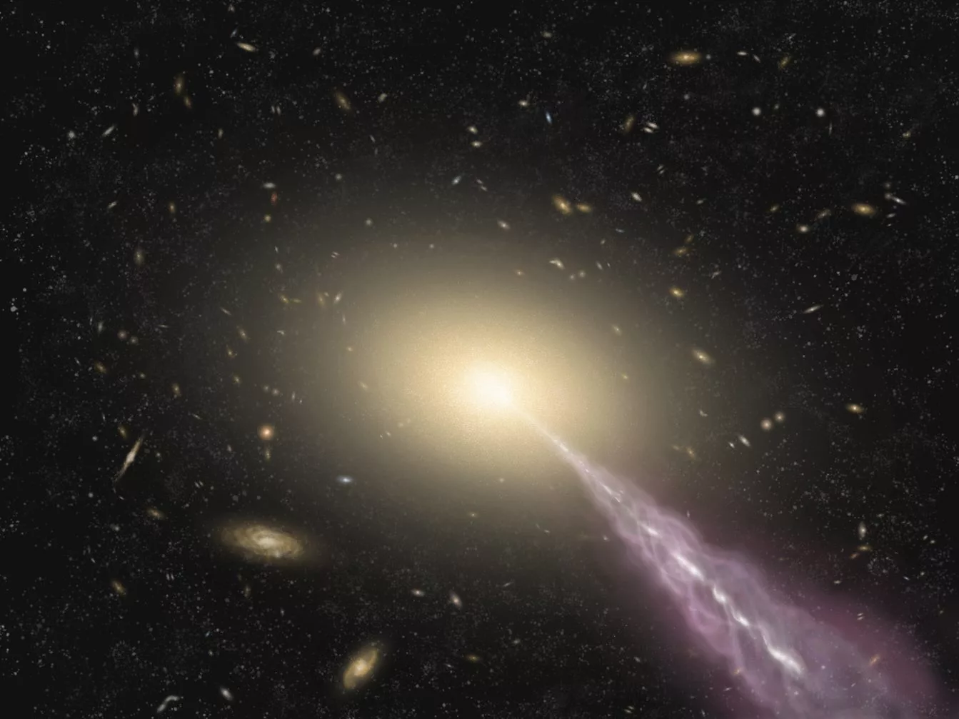 هابل تصویری از یک کهکشان با یک اختروش در آن ثبت کرد post thumbnail image